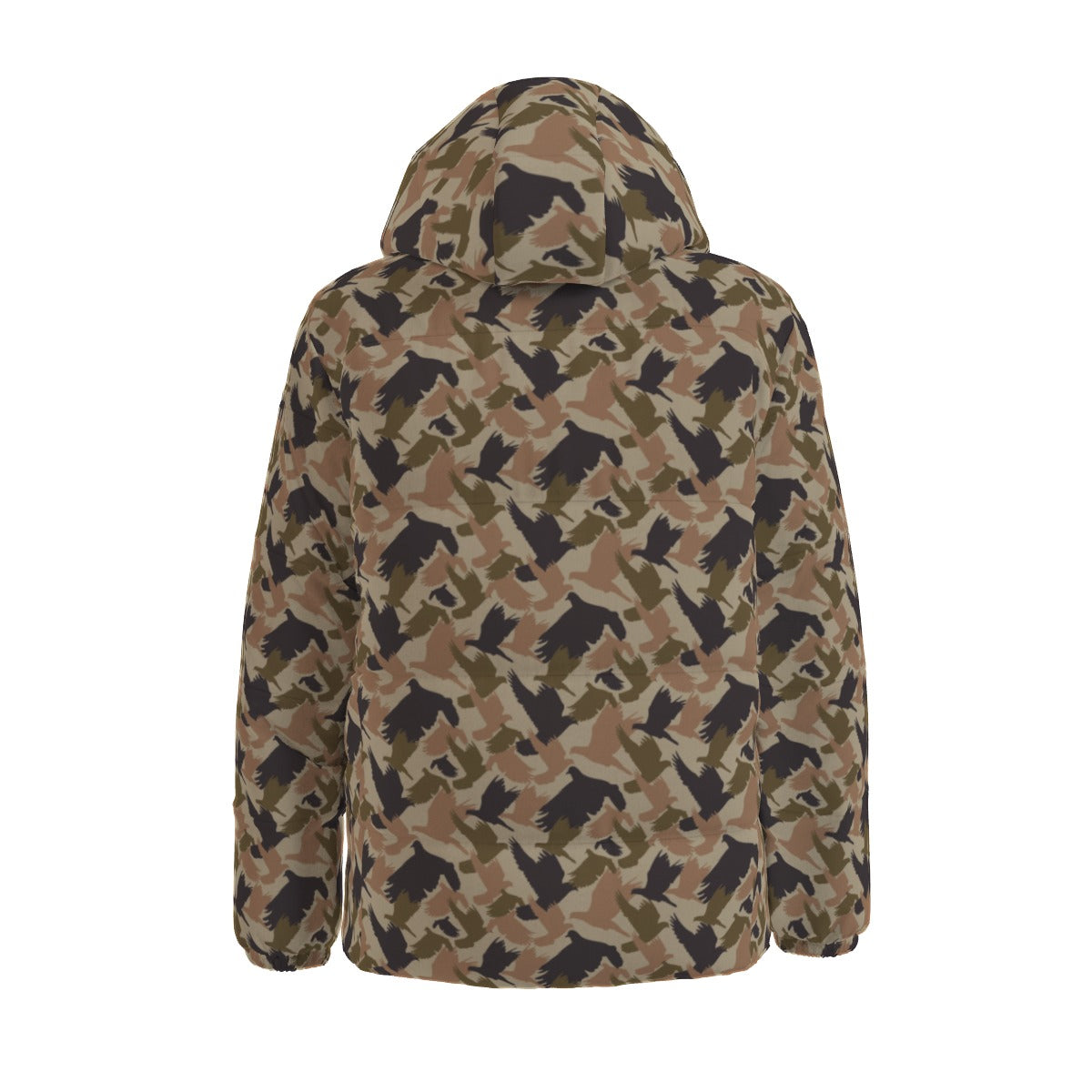 Dove Camo Unisex Down Jacket w/ Hood