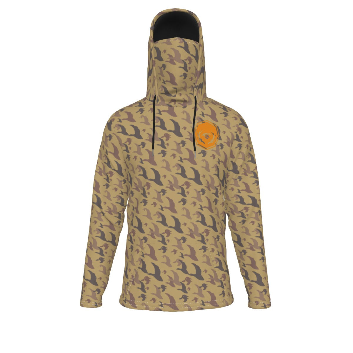 DuckThread Men's Pullover Hoodie With Mask