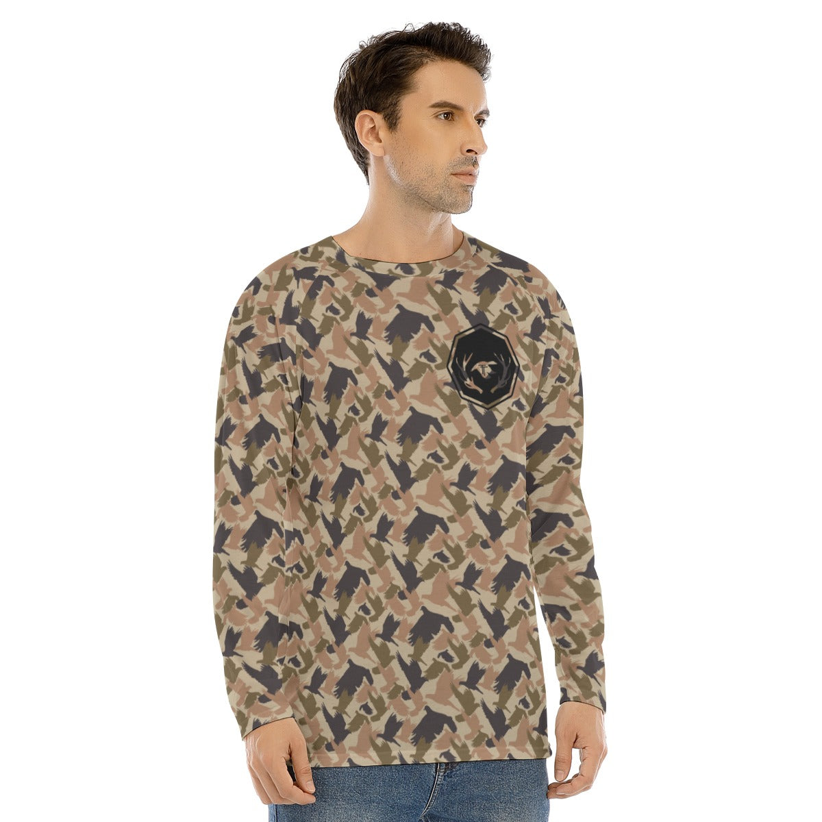 Dove Camo Men's Long Sleeve T-shirt