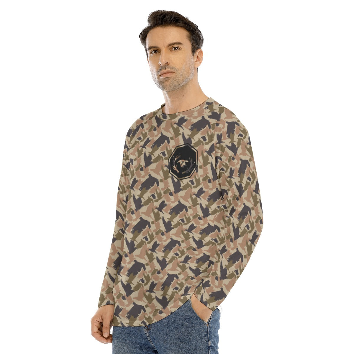 Dove Camo Men's Long Sleeve T-shirt