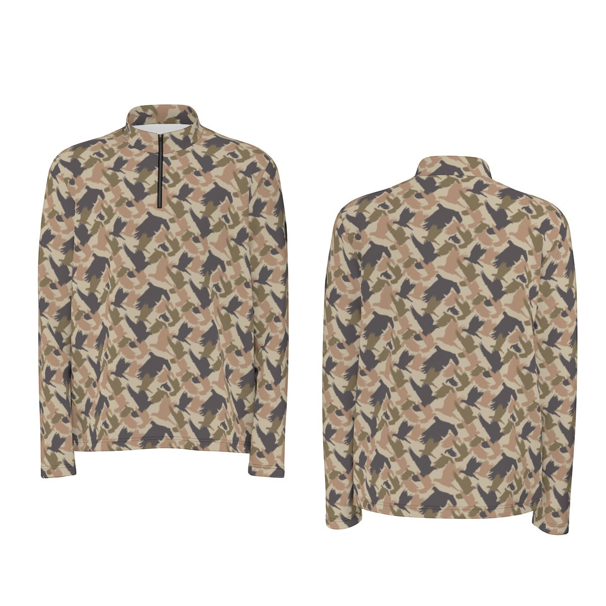 Dove Camo Men's Half Zip Pullover