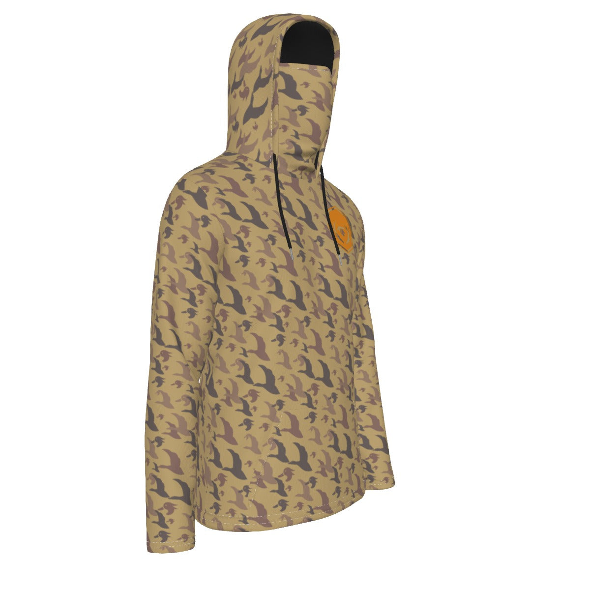 DuckThread Men's Pullover Hoodie With Mask