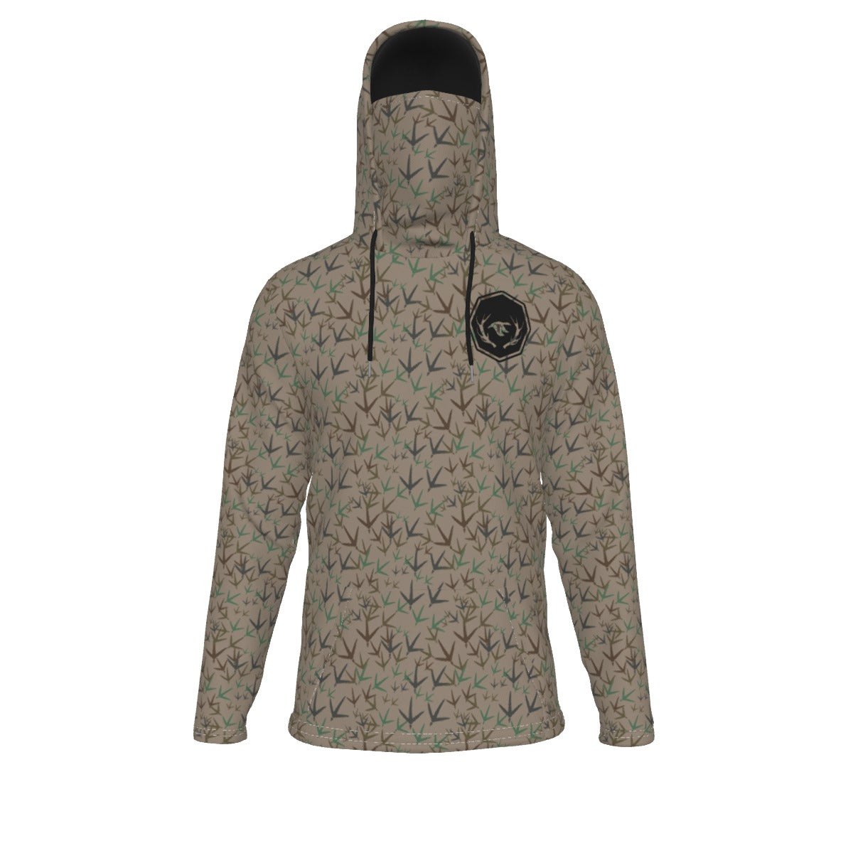 Turkey Men's Pullover Hoodie With Mask