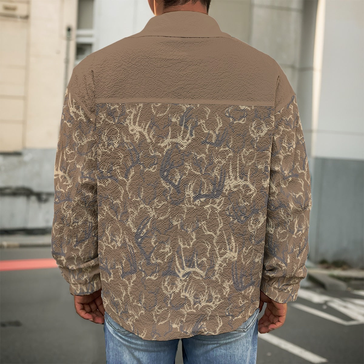 BuckThread Men's Casual Lapel Jacket