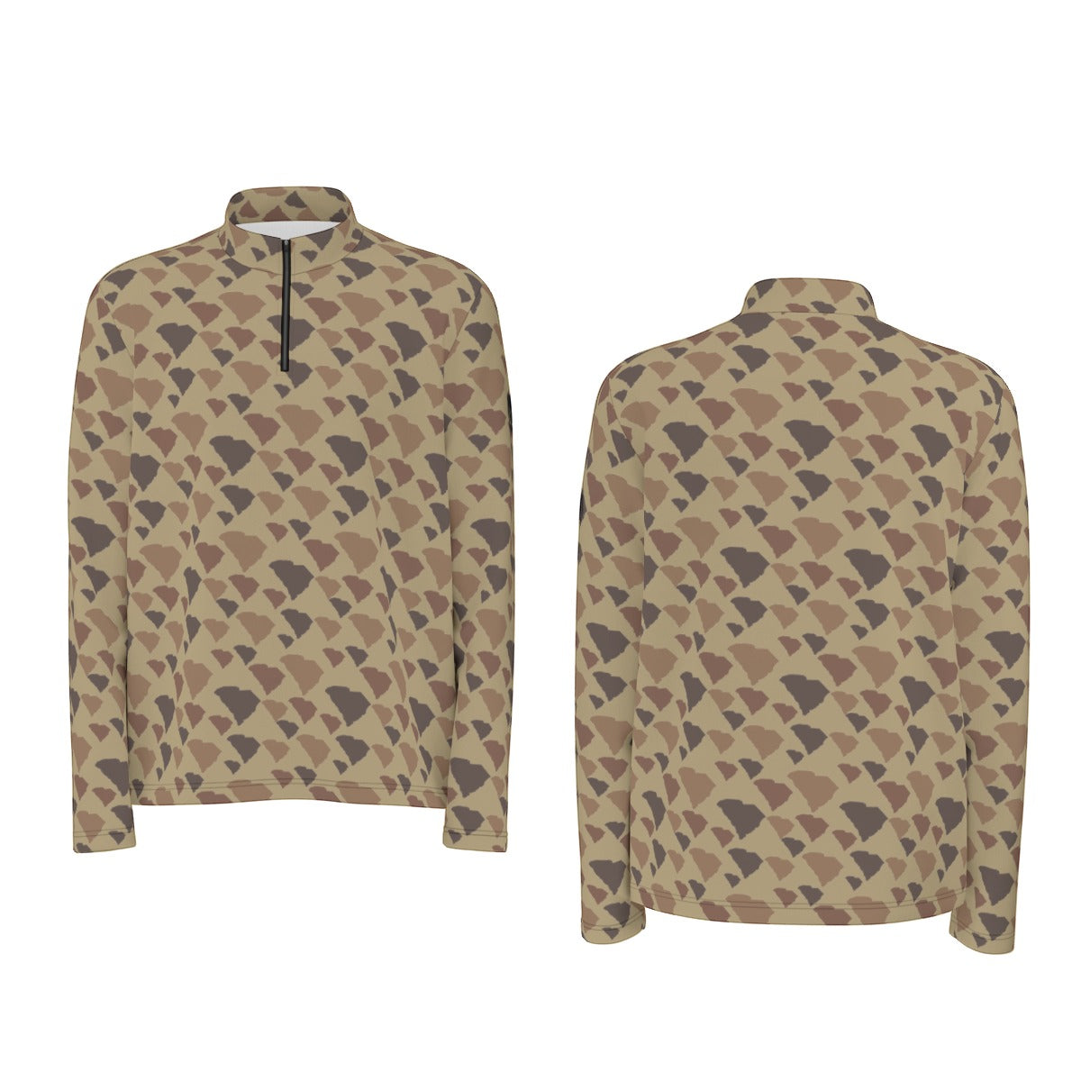 SC Camo Men's Half Zip Pullover