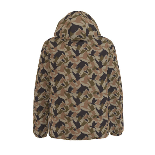 Dove Camo Unisex Down Jacket w/ Hood