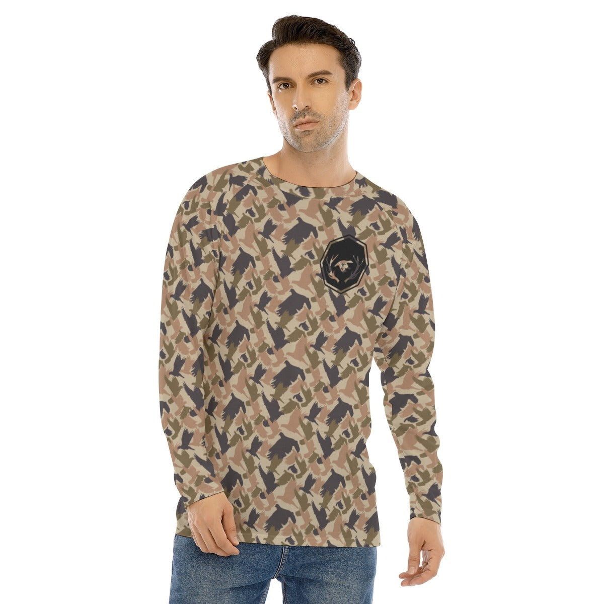 Dove Camo Men's Long Sleeve T-shirt