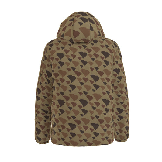 SC Camo Unisex Down Jacket w/ Hood