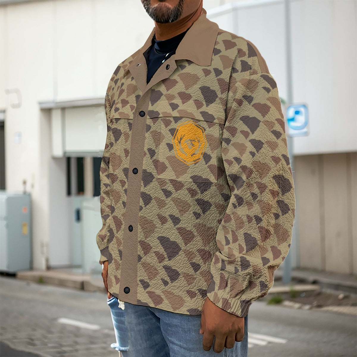 SC Camo Men's Lapel Jacket