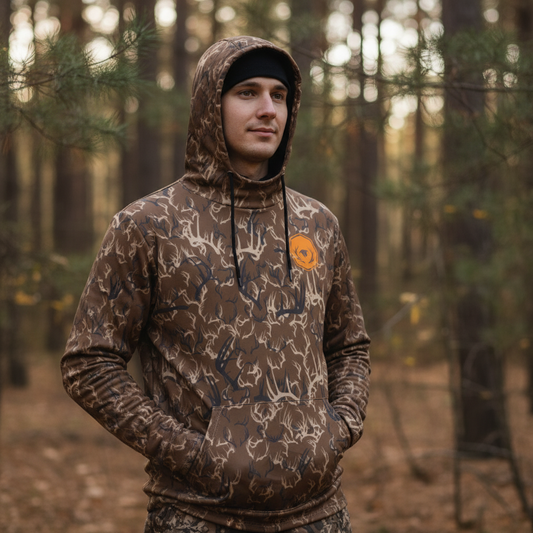 BuckThread Men's Pullover Hoodie With Mask