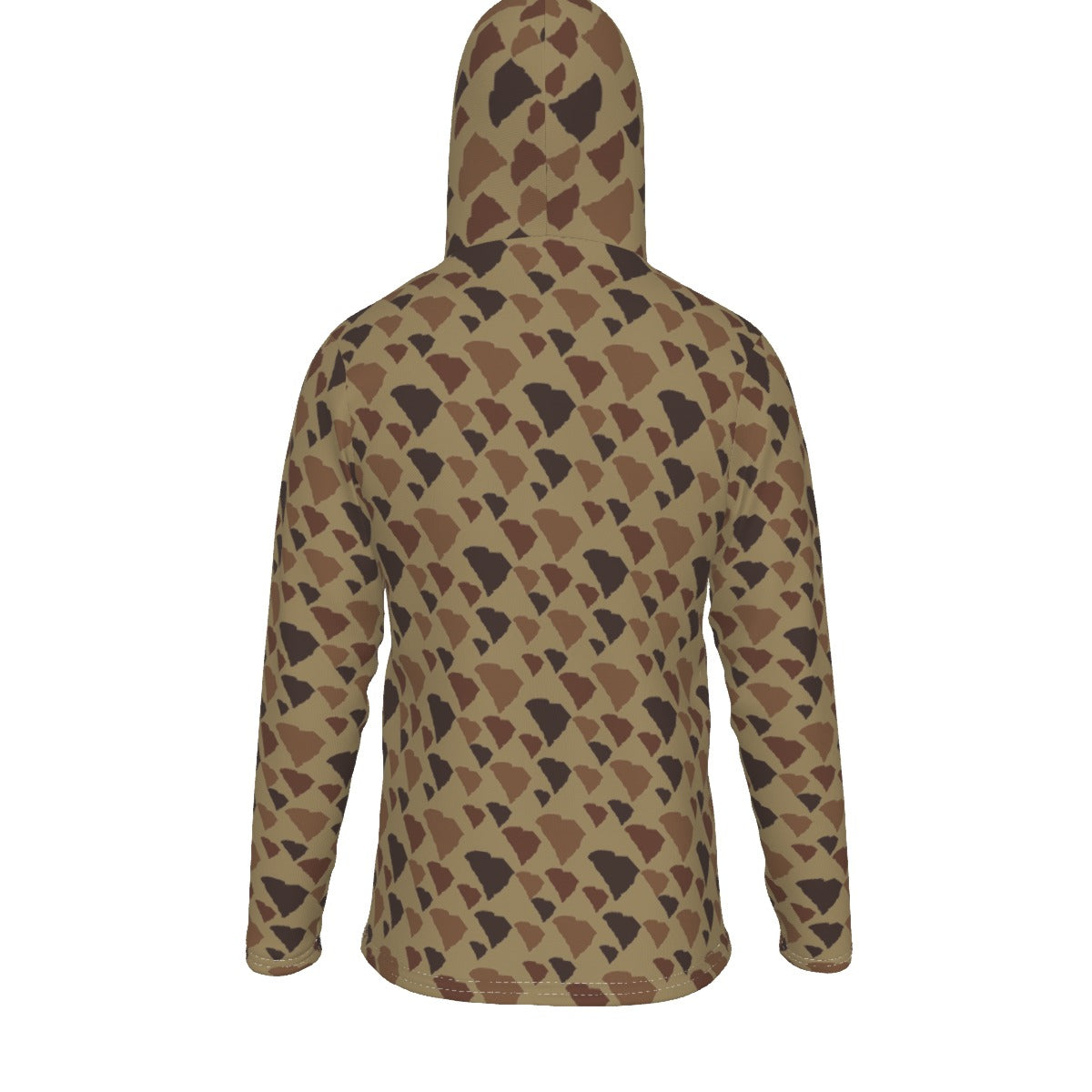 SC Camo Men's Pullover Hoodie With Mask