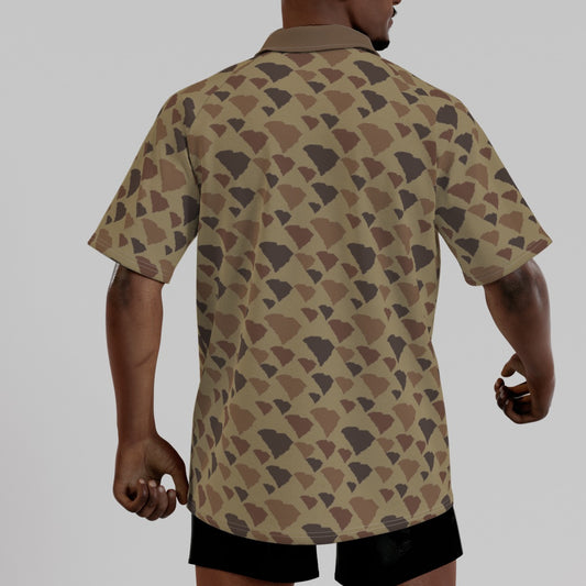 SC Camo Men's Short Sleeve Polo Shirt