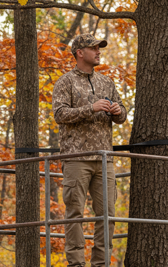 BuckThread Men's Half Zip Pullover