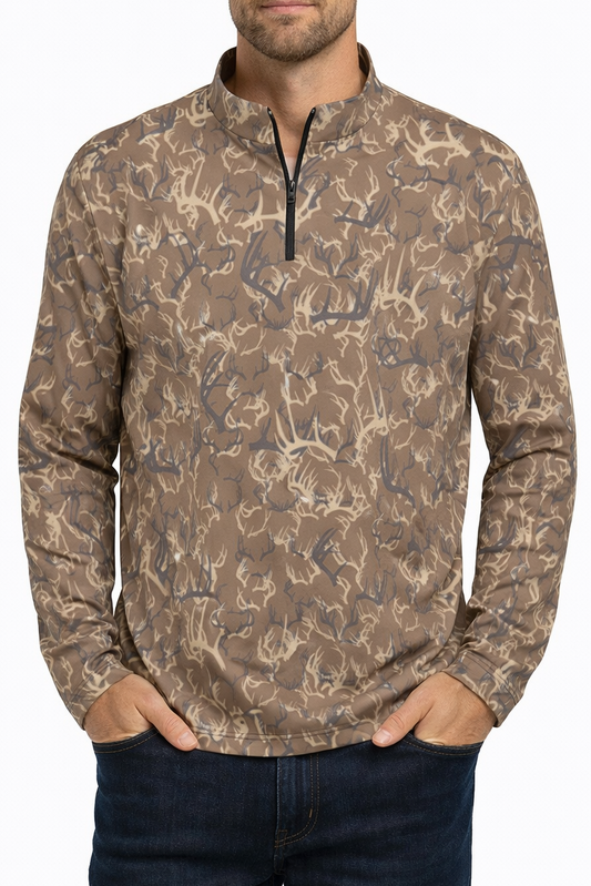 BuckThread Men's Half Zip Pullover