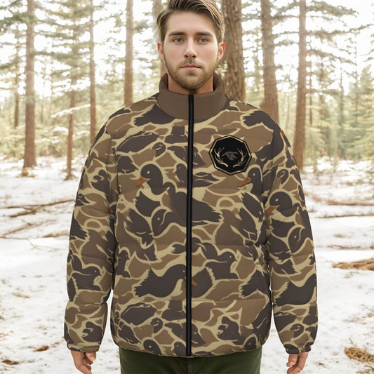 Unisex Duck Camo Down Jacket