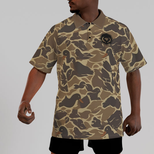 Men's Duck Camo Short Sleeve Polo