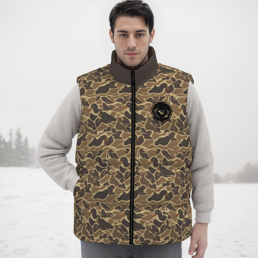 Unisex Duck Camo Puffer Vest